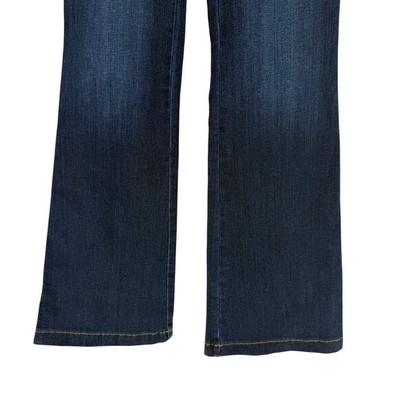 SPANX Flare Midnight Shade Jeans Pull On Stretch Size S Slimming Tummy Control - Picture 3 of 9